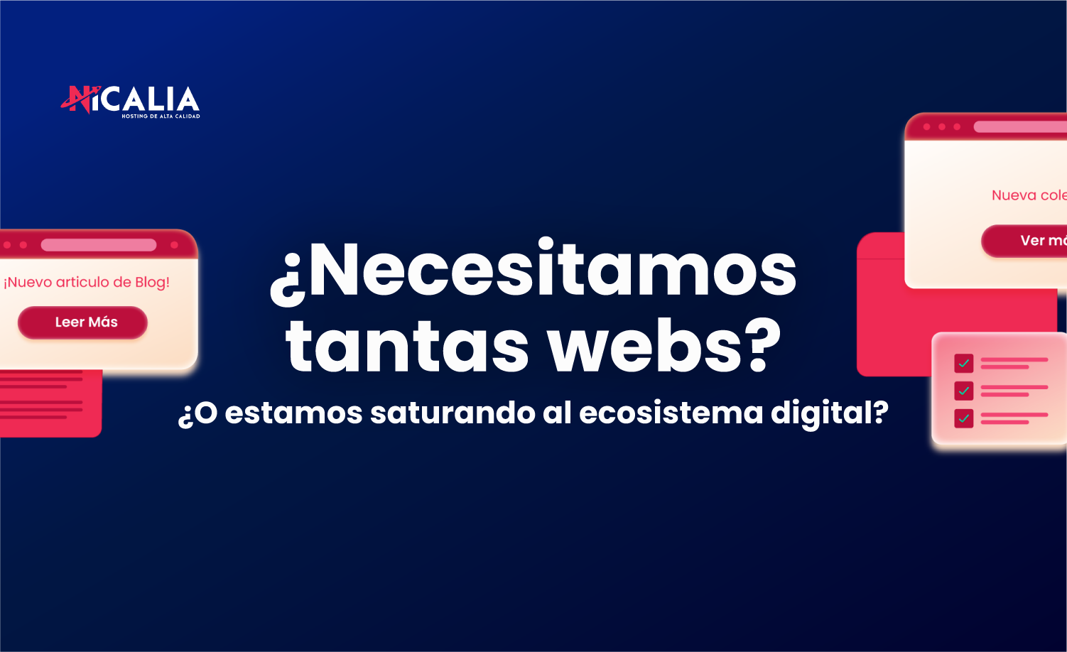 Saturación digital y calidad en la web