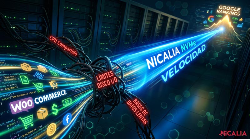 Hosting servidores semi dedicados Nicalia top performance