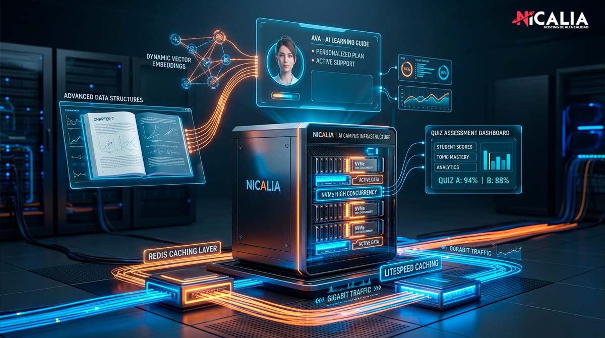 ¿Qué hosting necesitas si tu centro educativo integra herramientas de IA?