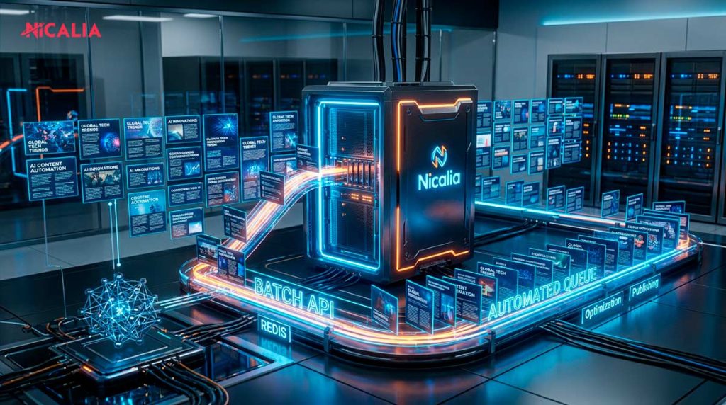 Generación de contenido con IA a gran escala: cómo evitar que tu hosting colapse Hosting para creación masiva de contenidos de IA - Nicalia