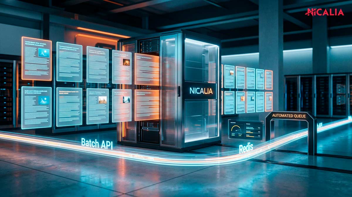 Hosting para creación masiva de contenidos de IA - Nicalia