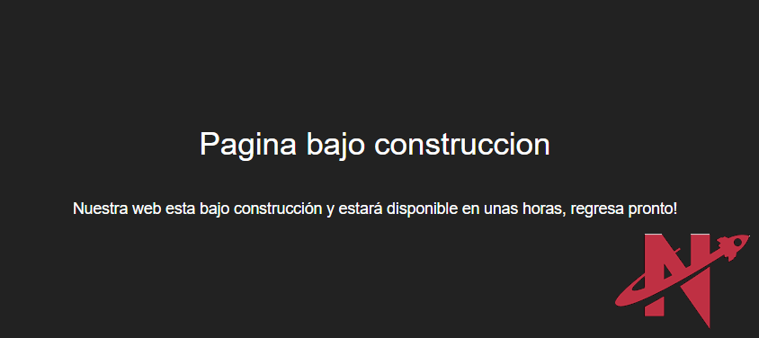 pagina bajo construccion